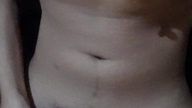 Masturbating