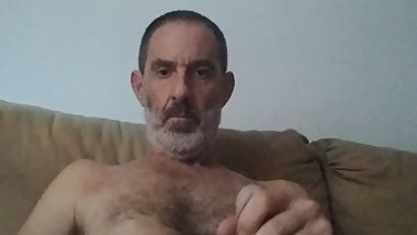Masturbating